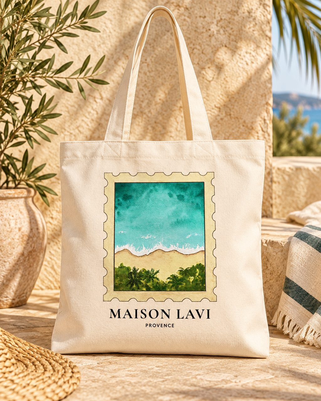 Tote Bag - Plage Tropicale