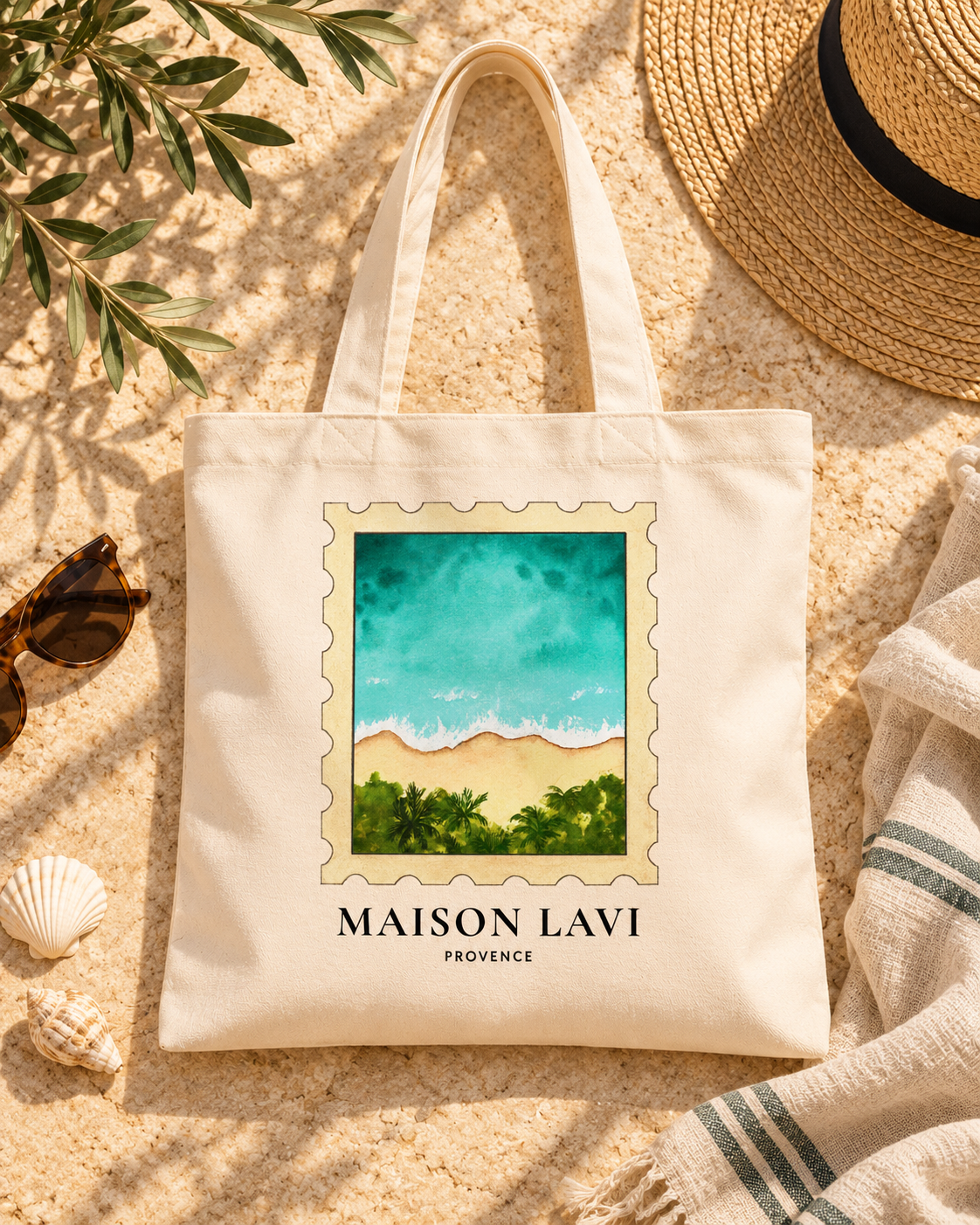 Tote Bag - Plage Tropicale