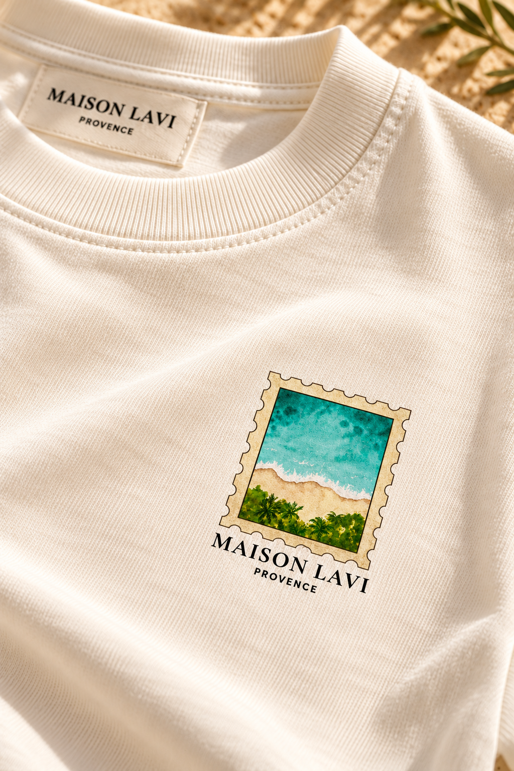 T-shirt Plage Tropicale